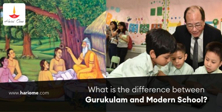 What Is The Difference Between Gurukul And Modern School Hari Ome